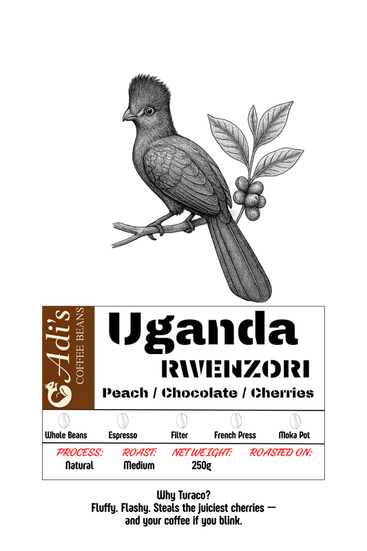 Uganda Rwenzori Natural – Adi's Coffee Beans | 100% Arabica Specialty Coffee